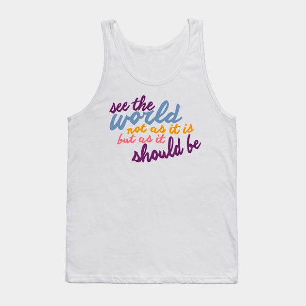 See The World Tank Top by byebyesally